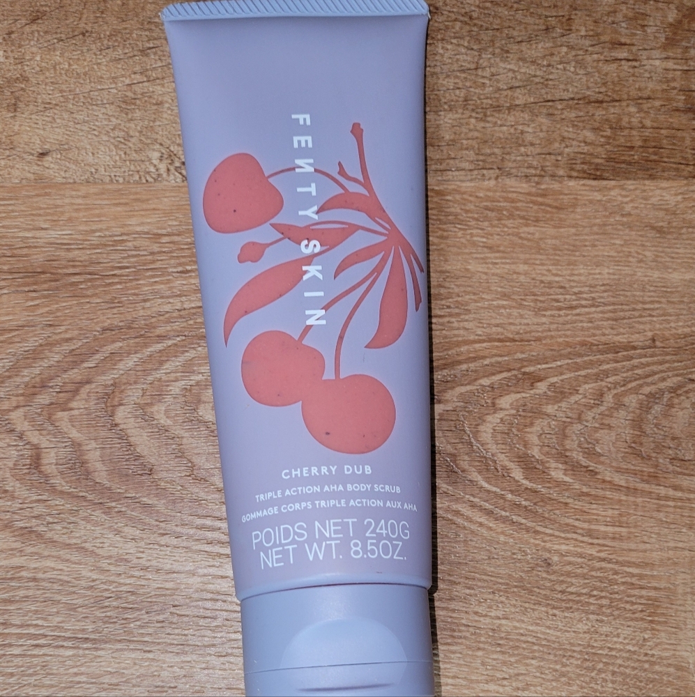 Fenty Skin CHERRY DUB TRIPLE ACTION AHA BODY SCRUB 8.5oz 3 for $40